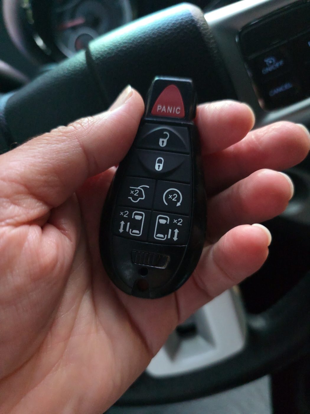 Programmed key fob